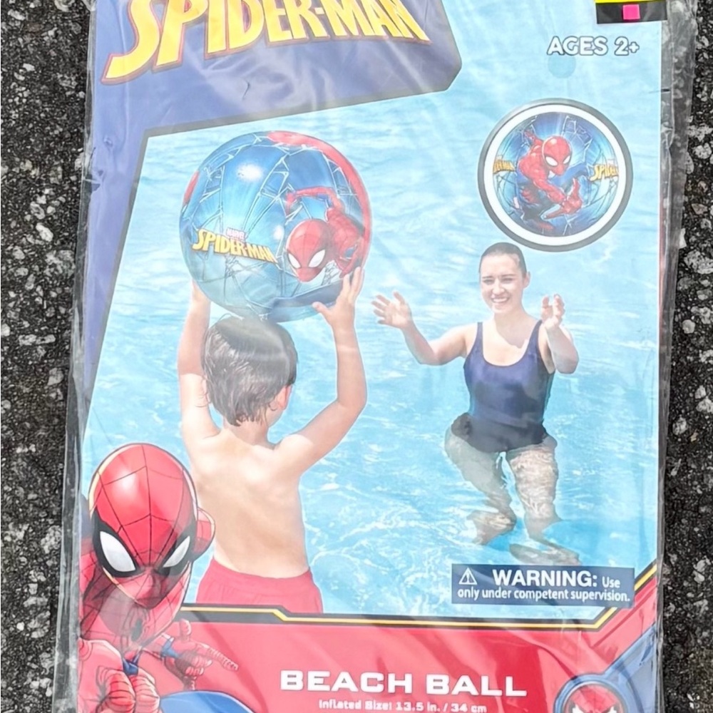 Marvel Spider-Man Beach Ball - Red and Blue